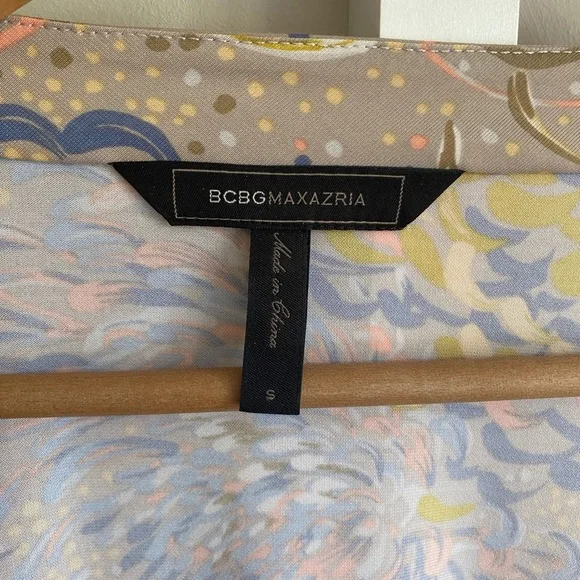 BCBGMaxAzria Multicolor Abstract Dress - Picture 4 of 5